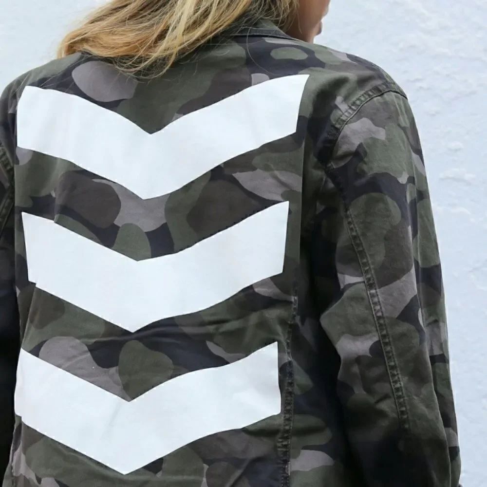 Express chevron print camo jacket - Picture 3 of 8